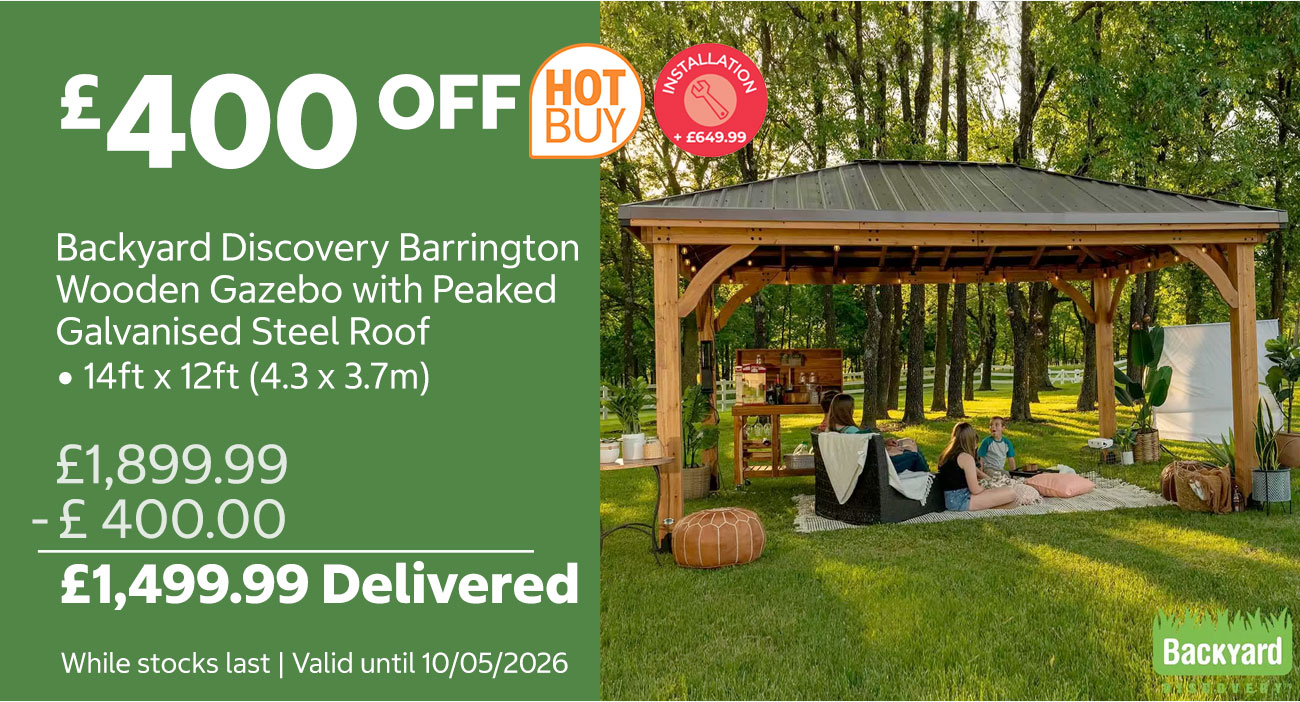 backyard discovery wooden gazebo