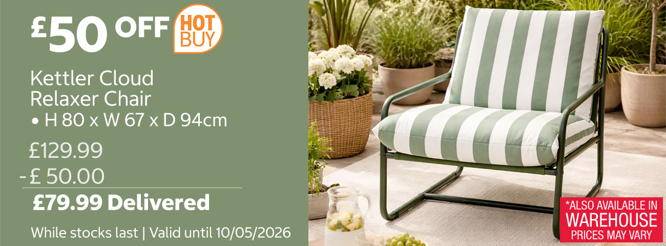 kettler cloud relaxer chair