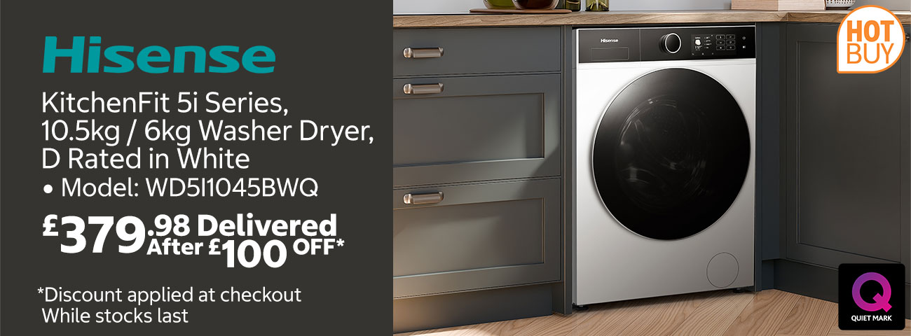 hisense kitchenfit washer dryer