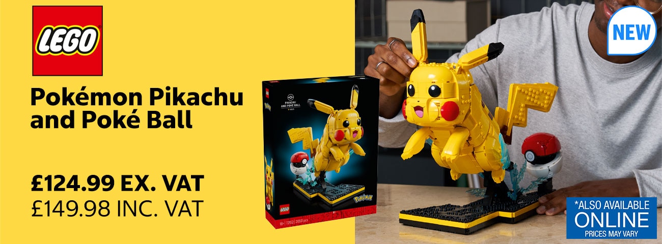Lego Pokémon Pikachu and Poké Ball