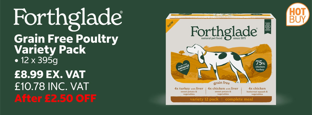 Forthglade Grain Free Pioltry Variety Pack 12 x 395g