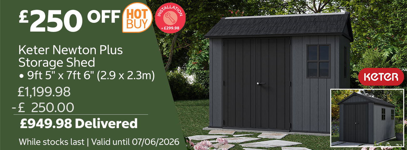 keter newton plus storage shed