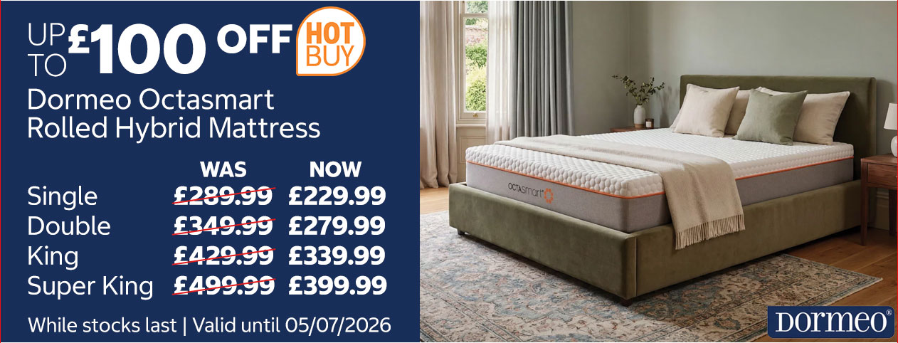dormeo octasmart rolled hybrid mattress