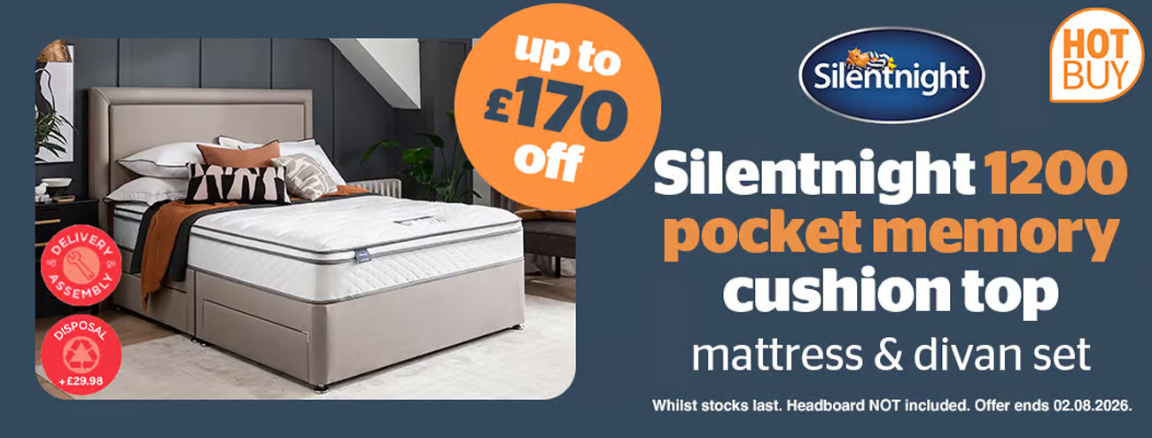 silentnight 1200 pocket memory mattress