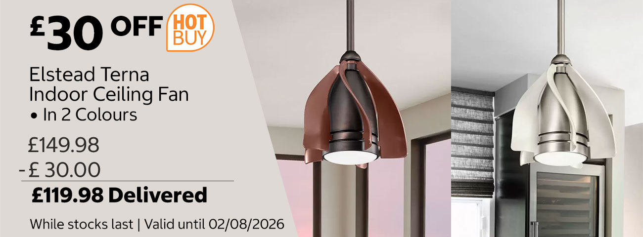 elstead terna indoor ceiling fan