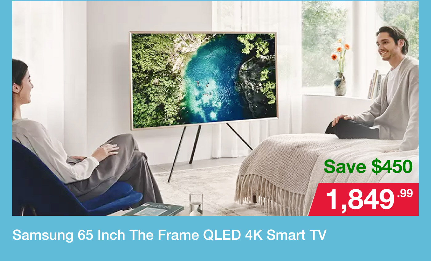 Samsung 65 Inch The Frame QLED 4K Smart TV QA65LS03DAWXXY