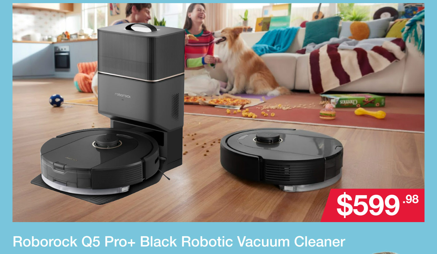 Roborock Q5 Pro+ Black Robotic Vacuum Cleaner