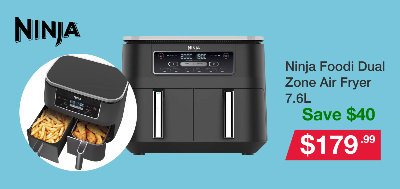 Ninja Foodi Dual Zone Air Fryer 7.6L