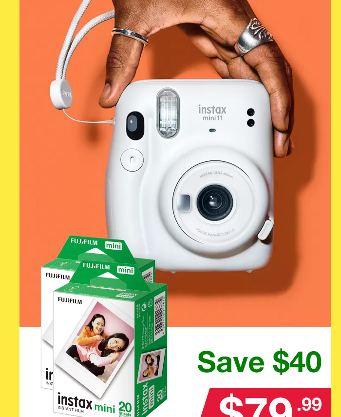 Instax Mini11 Bundle Ice White 