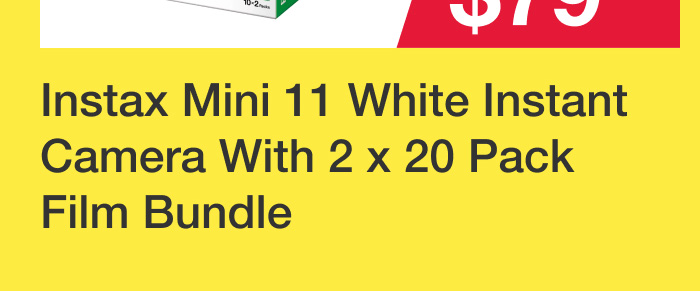 Instax Mini11 Bundle Ice White 