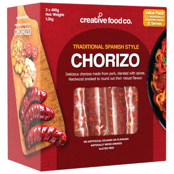 Creative Food Co Spanish Style Chorizo 1.2kg