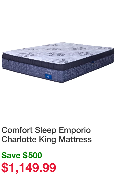 Comfort Sleep Emporio Charlotte King Mattress