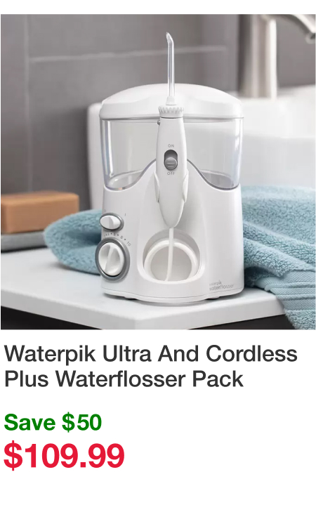 Waterpik Ultra And Cordless Plus Waterflosser Pack