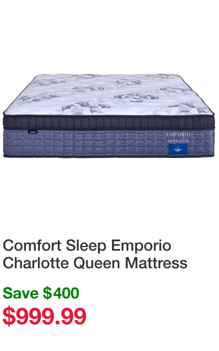 Comfort Sleep Emporio Charlotte Queen Mattress