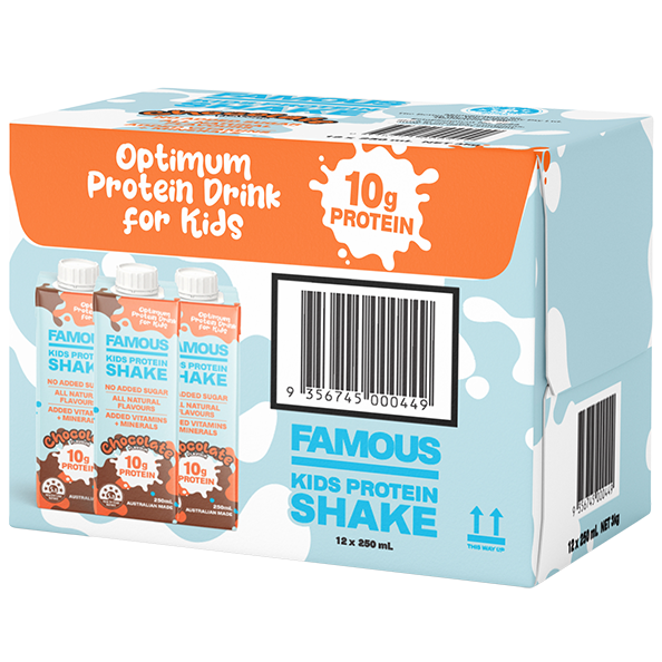 Famous Kids Protein Chocolate Shake 12 x 250ml