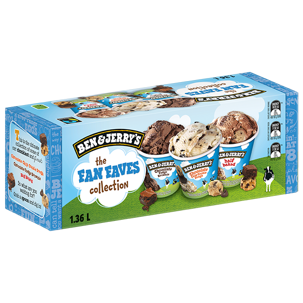 Ben & Jerry’s The Fan Faves Collections 3 pack, 1.36L