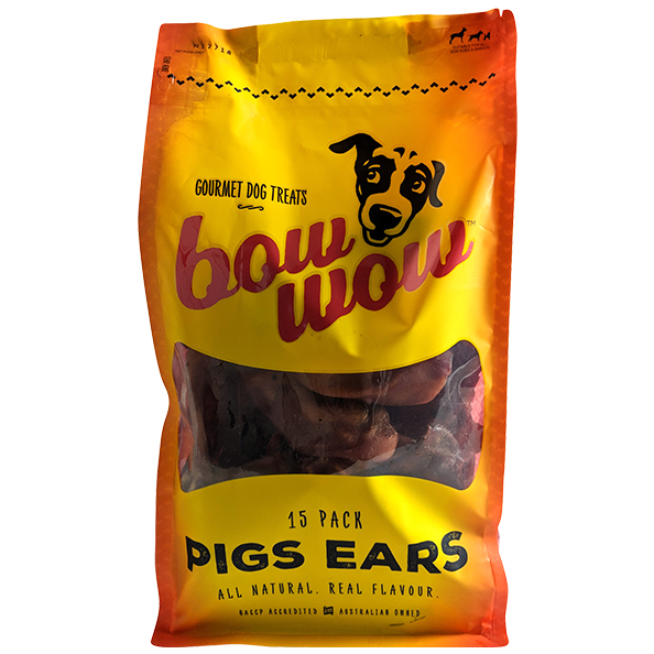 Bow Wow Pig Ears 15 pack