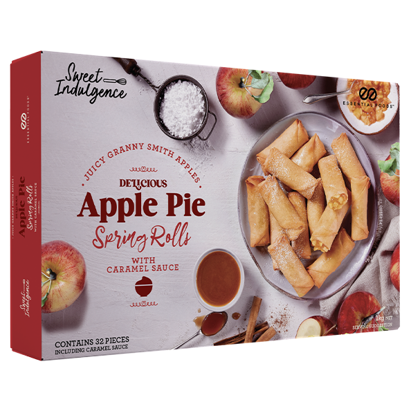 Sweet Indulgence Apple Pie Spring Rolls 1kg