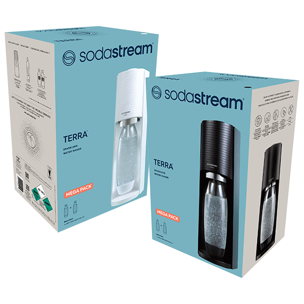 Sodastream Terra Sparkling Water Maker Value Pack