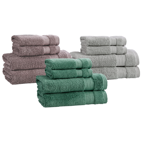 Purely Indulgent Hand/Face Towel Set 4 pack