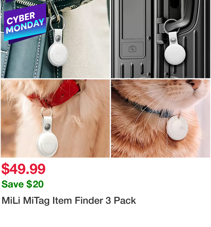 MiLi MiTag Item Finder 3 Pack