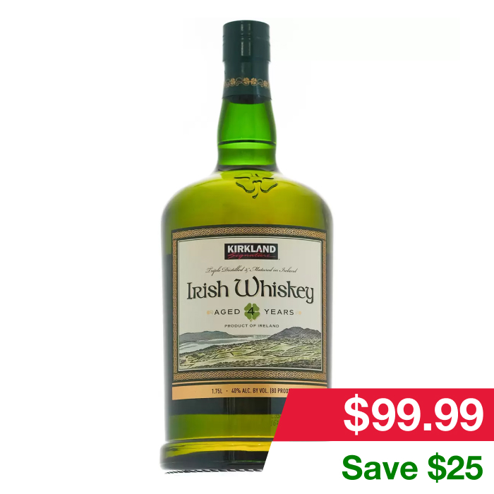 Kirkland Signature Irish Whiskey 1.75L