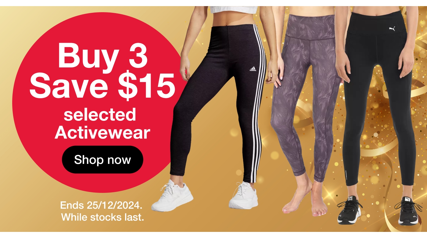 Buy more save more on selected Activewear