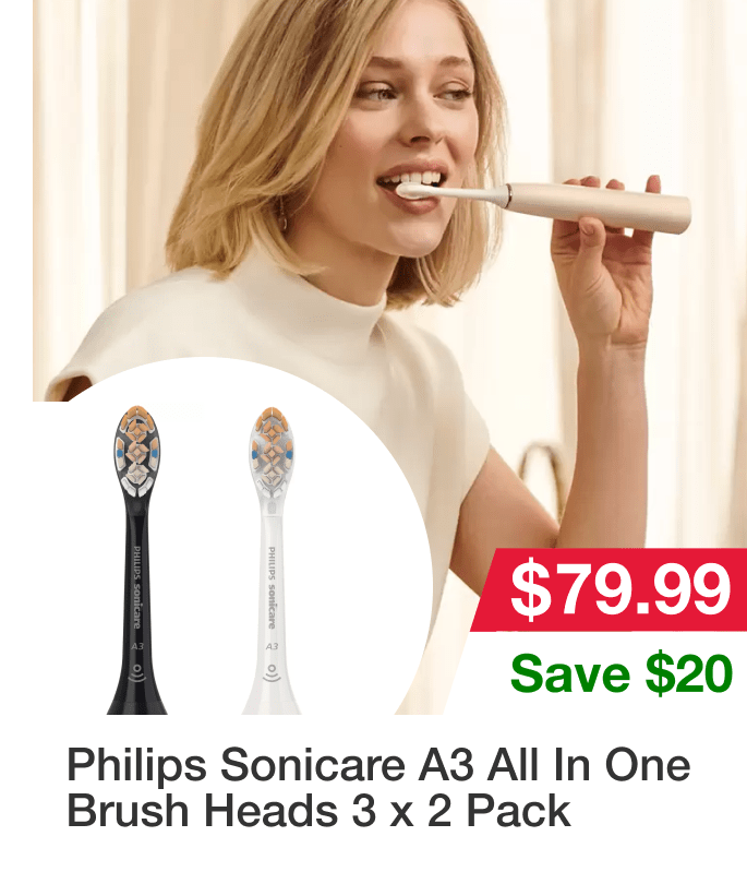 Philips Sonicare A3 All In One Brush Heads 3 x 2 Pack