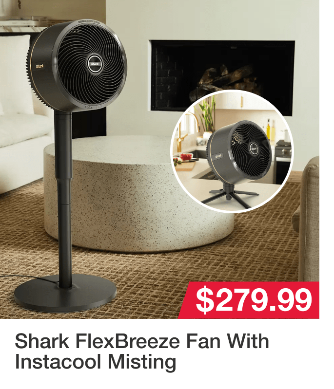 Shark FlexBreeze Fan With Instacool Misting