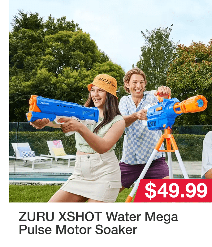 ZURU XSHOT Water Mega Pulse Motor Soaker