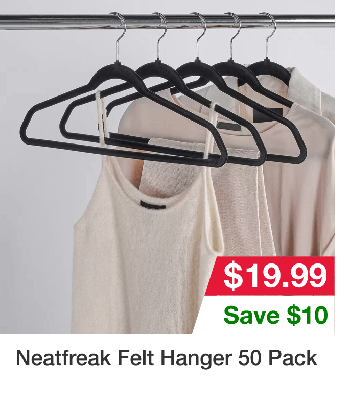 Neatfreak Felt Hanger 50 Pack