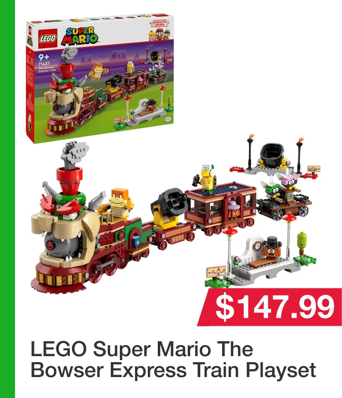 LEGO Super Mario The Bowser Express Train Playset