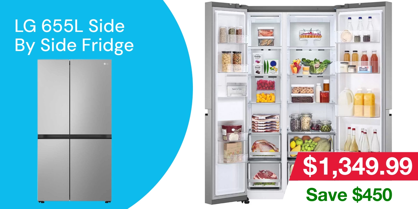 LG 655L Side By Side Fridge