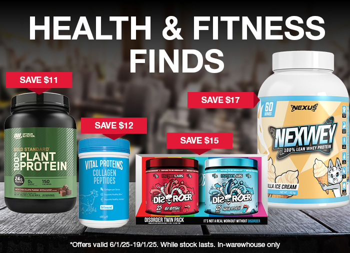 HEALTH & FITNESS FINDS | Banner 