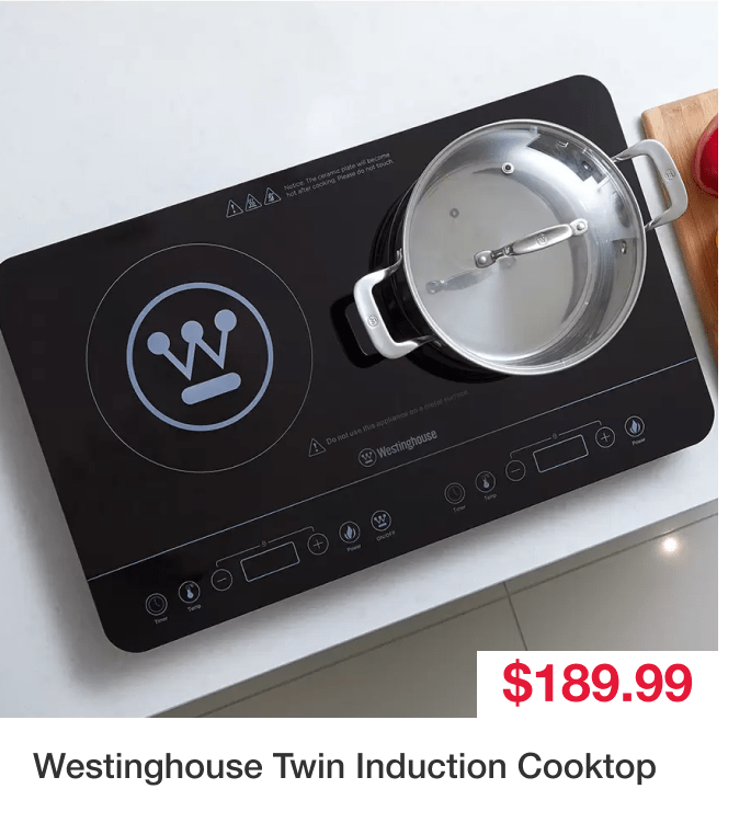 Westinghouse Twin Induction Cooktop