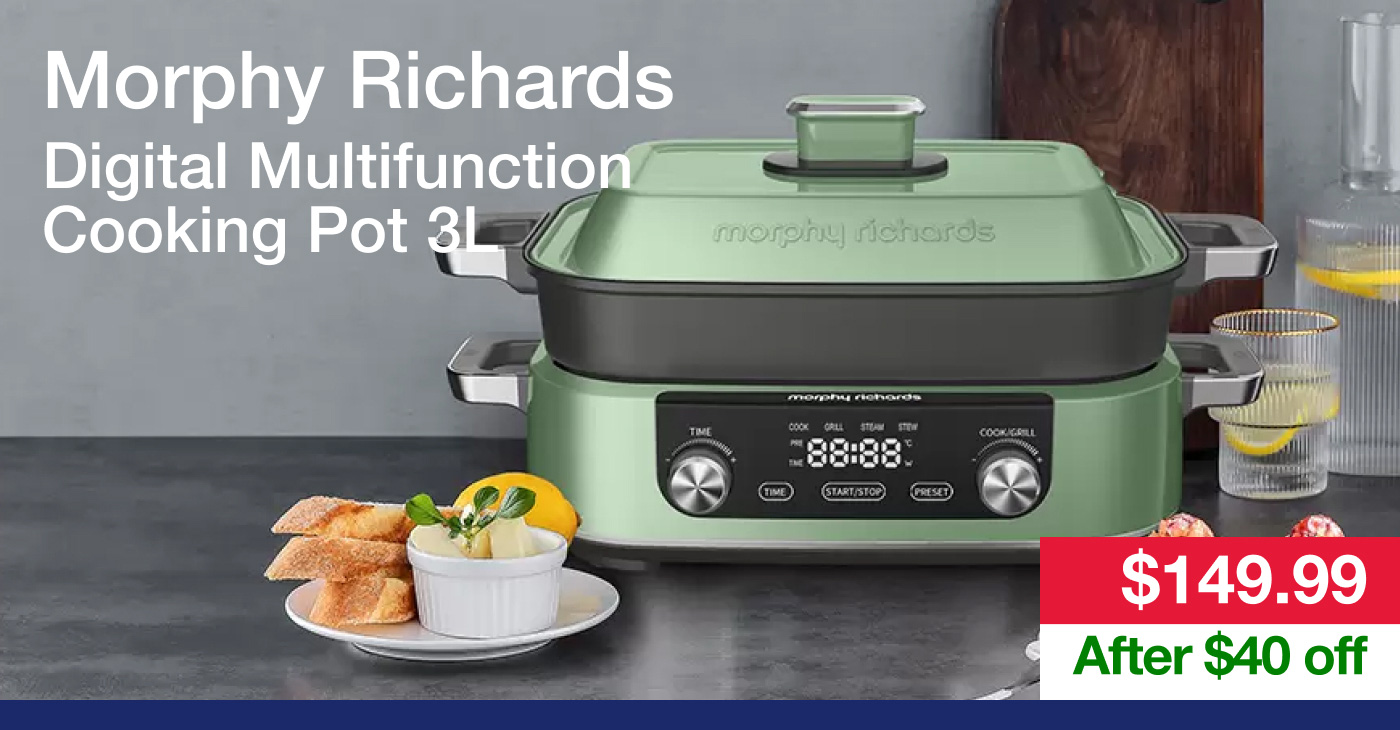 Morphy Richards Digital Multifunction Cooking Pot 3L