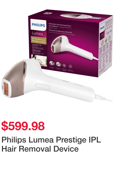 Philips Lumea Prestige IPL Hair Removal Device