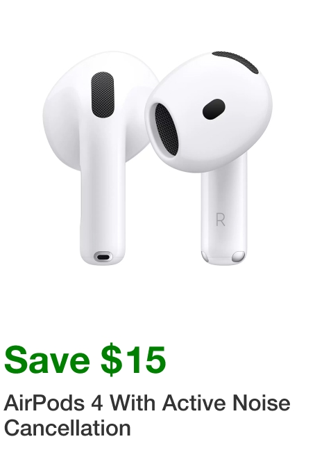 AirPods 4 With Active Noise Cancellation