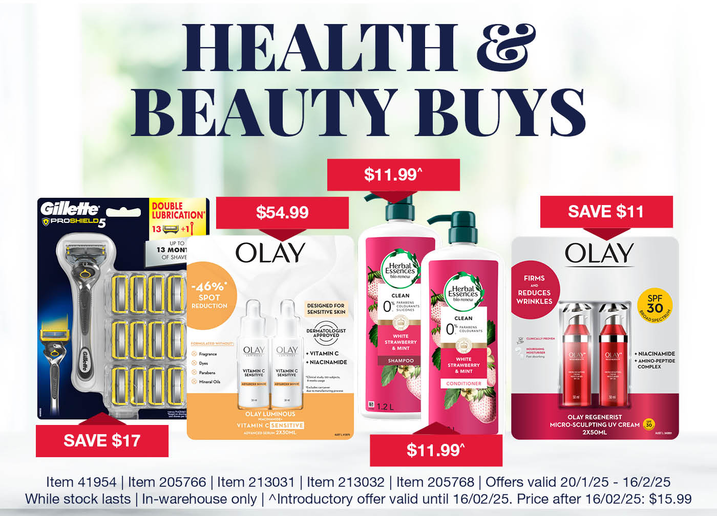 HEALTH & BEAUTY BUYS | banner