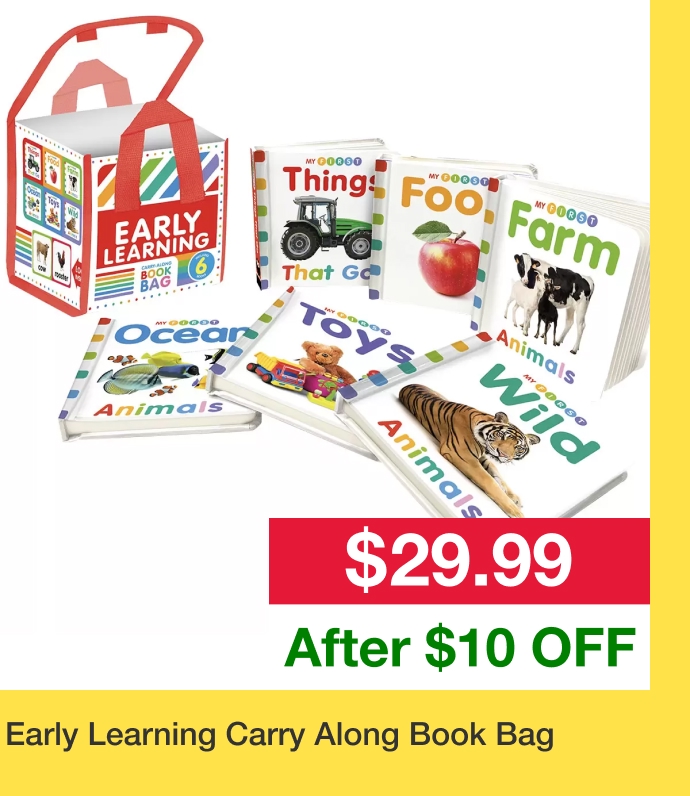 Early Learning Carry Along Book Bag