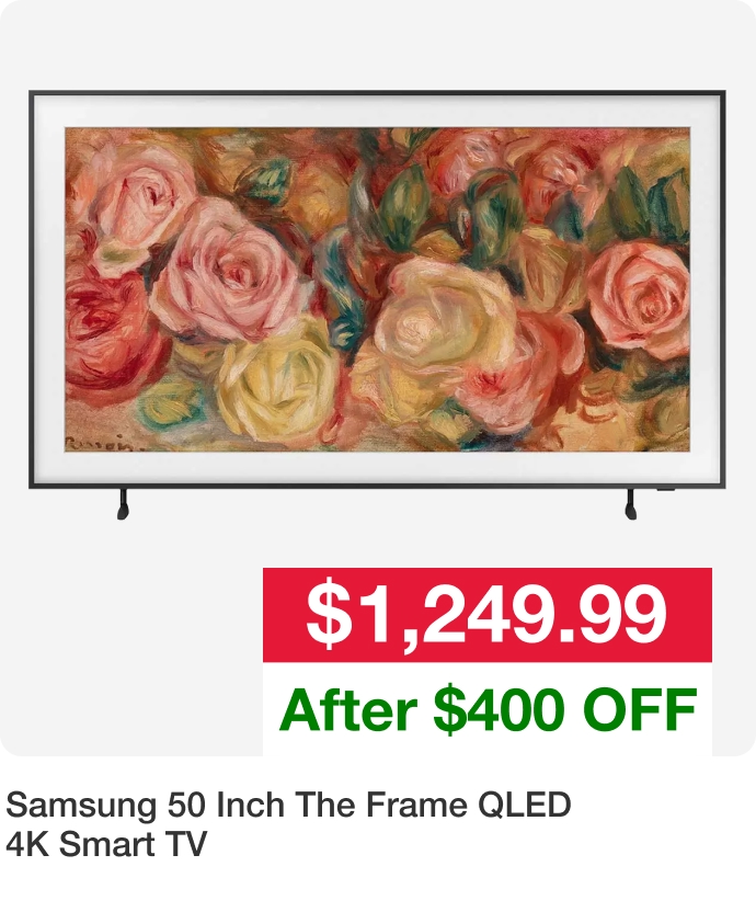 Samsung 50 Inch The Frame QLED 4K Smart TV