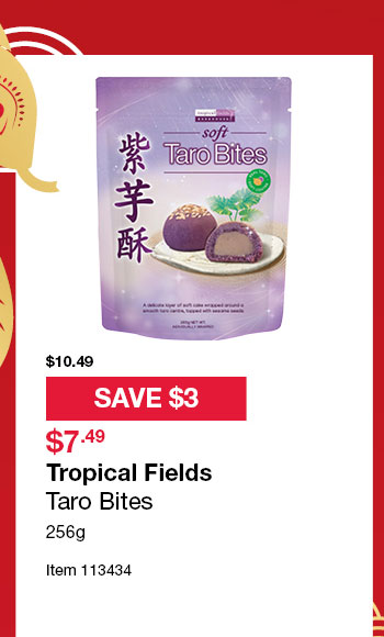 Tropical Fields Taro Bites 256g