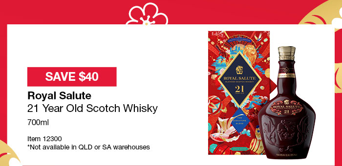 Royal Salute 21 Year Old Scotch Whisky 700ml