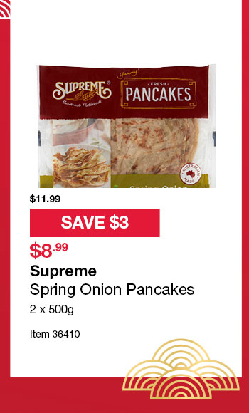 Supreme Spring Onion Pancakes 2 x 500g