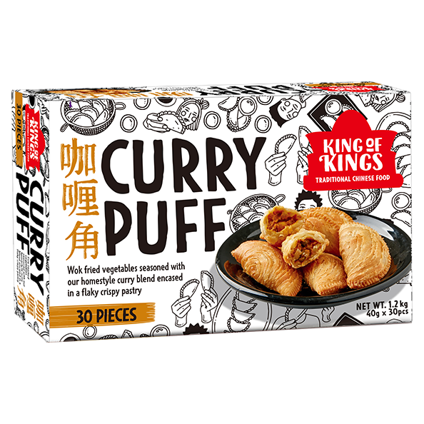 King of Kings Malaysian Curry Puff 30 pack, 1.2kg