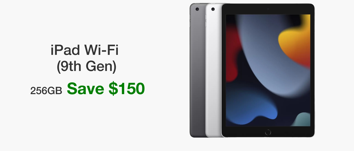 iPad Wi-Fi 256GB (9th Gen)