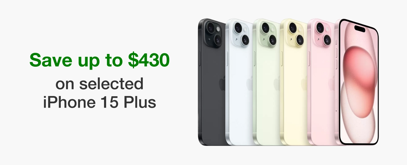 Save on selected iPhone 15 Plus