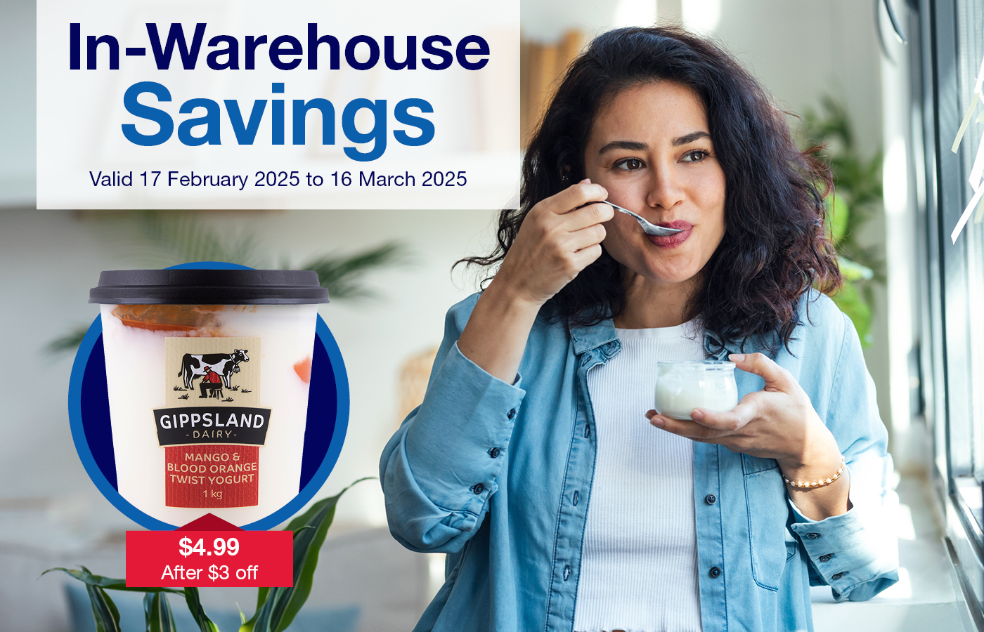 In warehouse savings | Banner