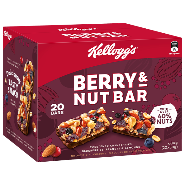 Kellogg’s Berry & Nut Bar 20 x 30g