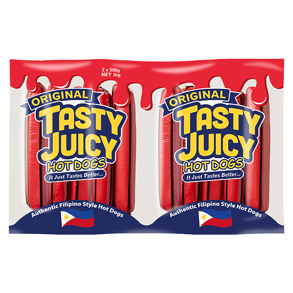 Tasty Juicy Filipino Style Hot Dogs 1kg